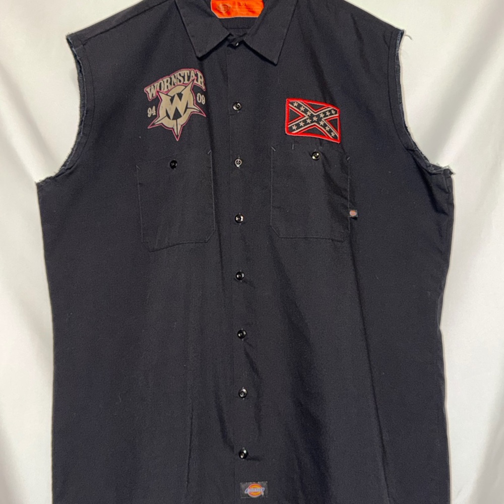 Wornstar Rebel Dickies Cutoff Shirt